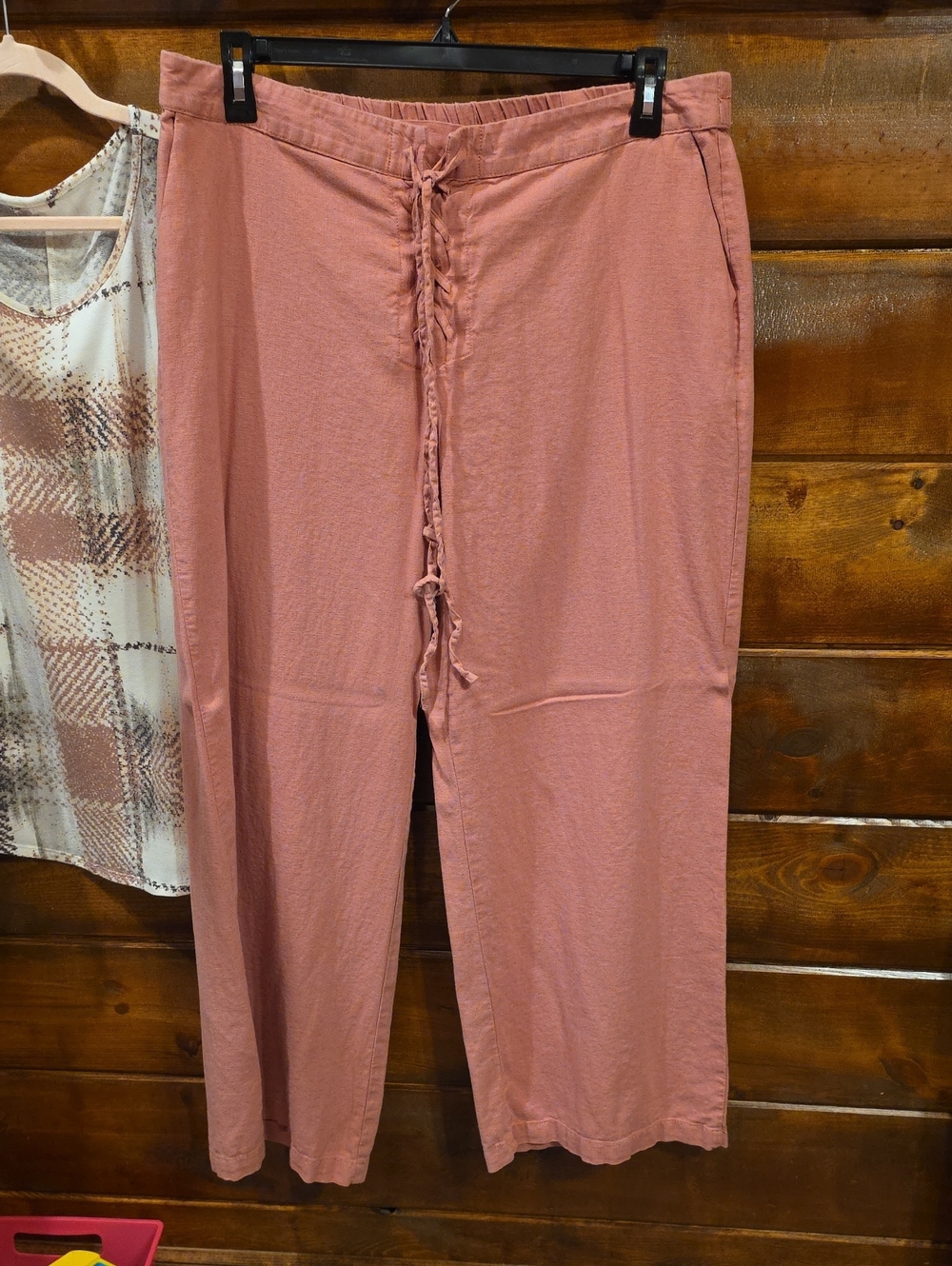 Dusty Rose Drawstring Lounge Pants